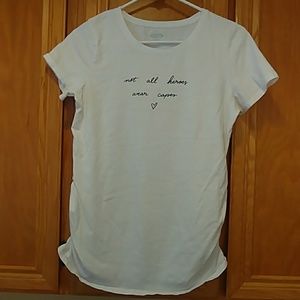 White Old Navy maternity t-shirt